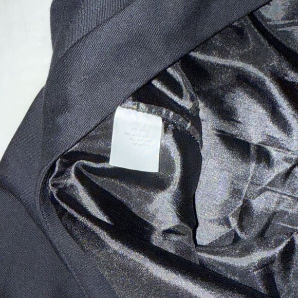 VTG Pendleton Navy 100% Virgin Wool Dress Pants High-Rise Blue | Sz 14/31W - Picture 10 of 11